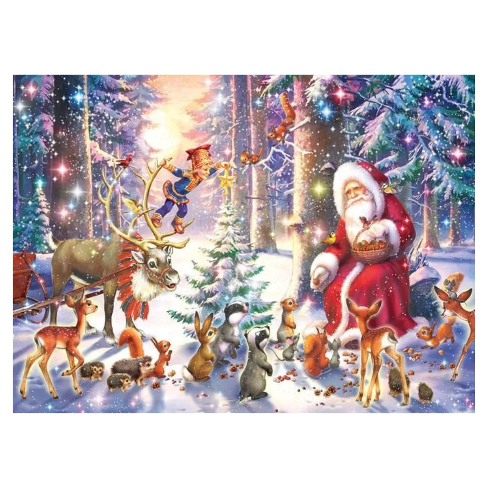 Ravensburger Rompecabezas Christmas In The Forest 100XXL 6+ - Image 2