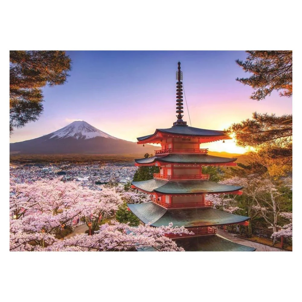 Ravensburger Rompecabezas Mount Fuji Cherry Blossom View 1000 Pzas - Image 2