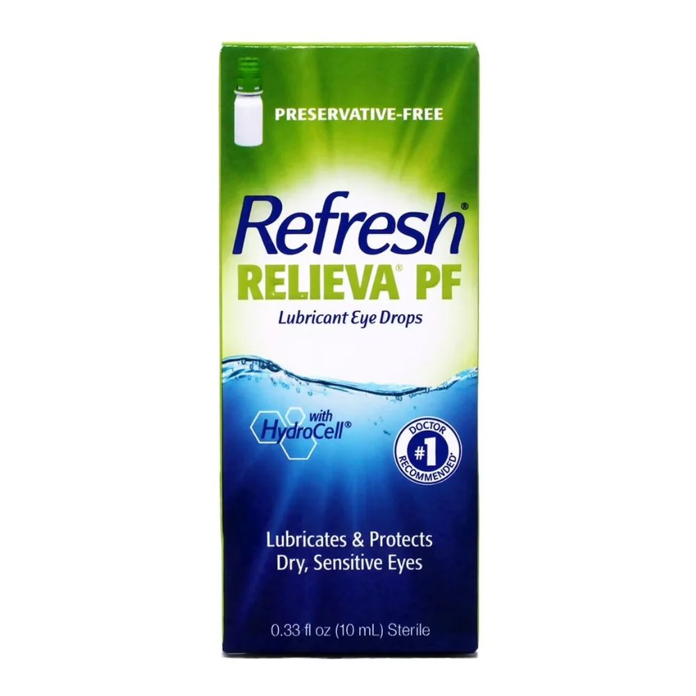 Refresh Relieva PF Lubricant Eye Drops 10ml
