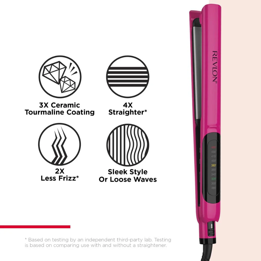 Revlon Smooth Brilliance 1" Flat Iron XL Plates - Image 3