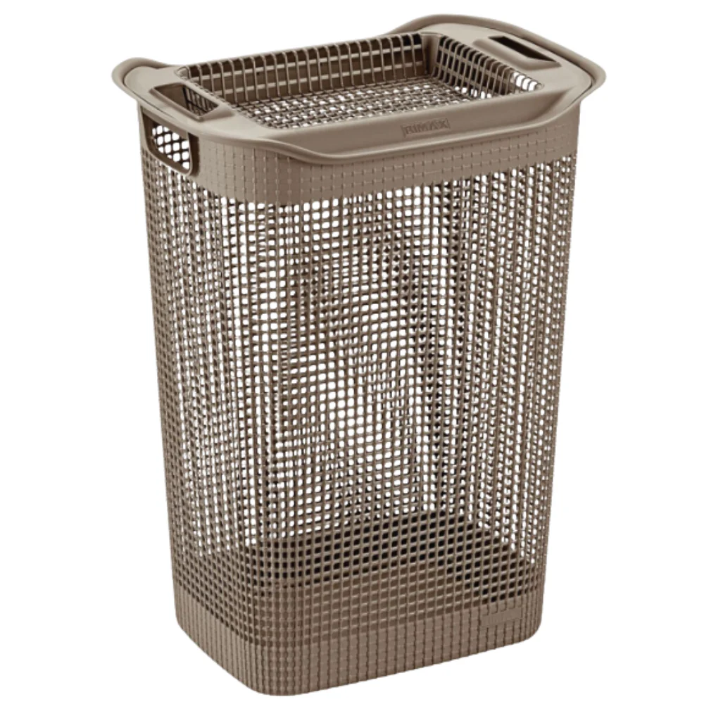 Alfa Hogar Rimax Cesta De Ropa Linum Taupe