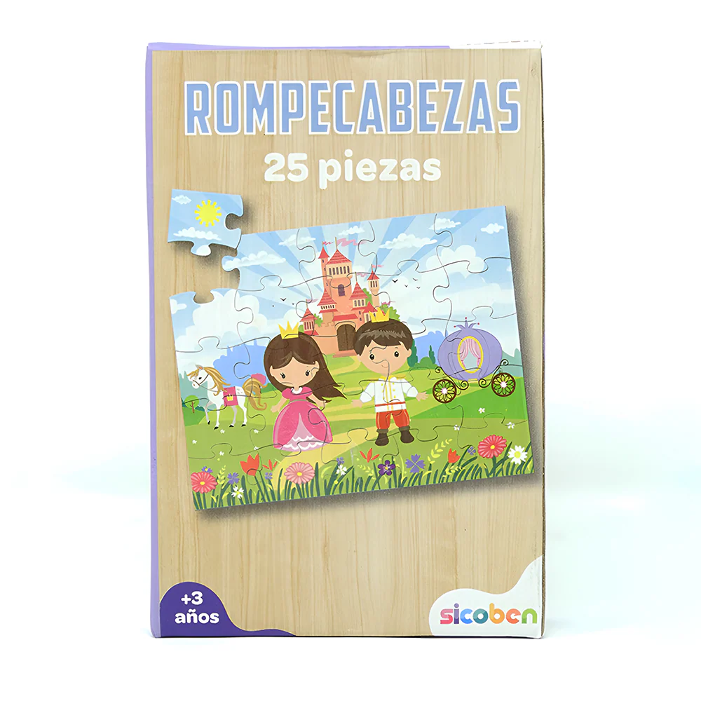 Rompecabeza 25 Piezas Princesa 3+ Sicoben