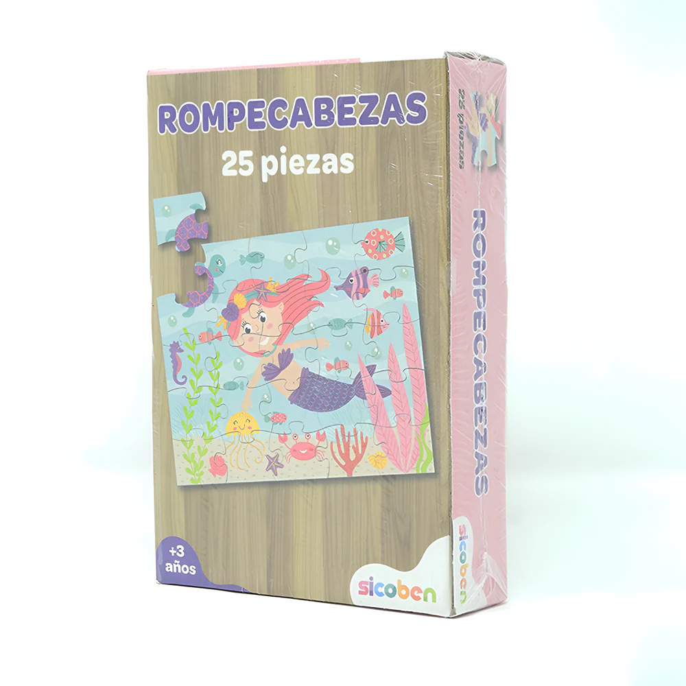 Rompecabeza 25 Piezas Sirena 3+ Sicoben - Image 2