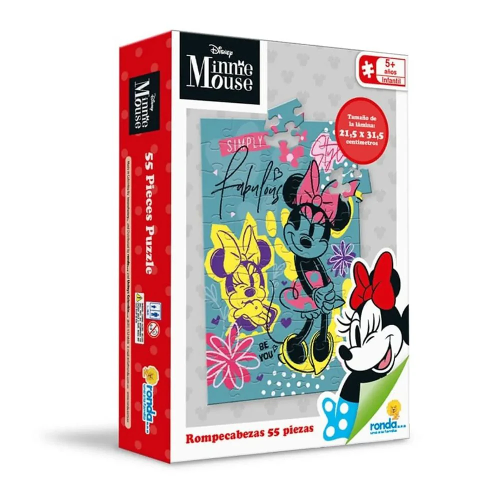 Ronda Rompecabezas Disney Junior Minnie Mouse 5+ 55Pzs - Image 2