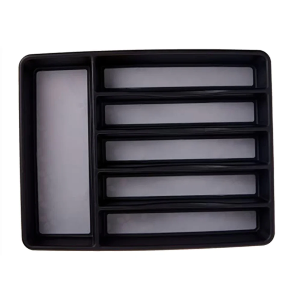 Rubbermaid Organizador De Cubiertos Antideslizante Negro - Image 2