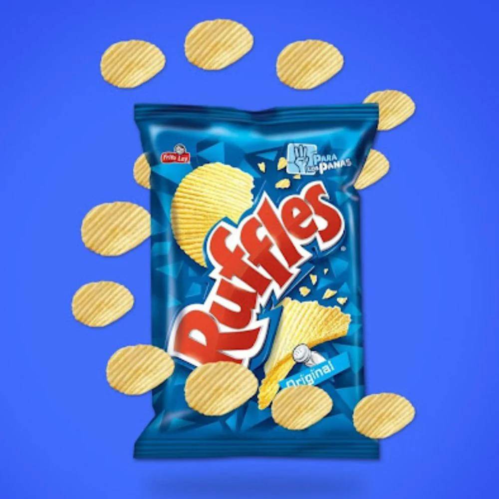 Ruffles Papas Fritas Chips Onduladas Original Pack de 6und 36g - Image 2