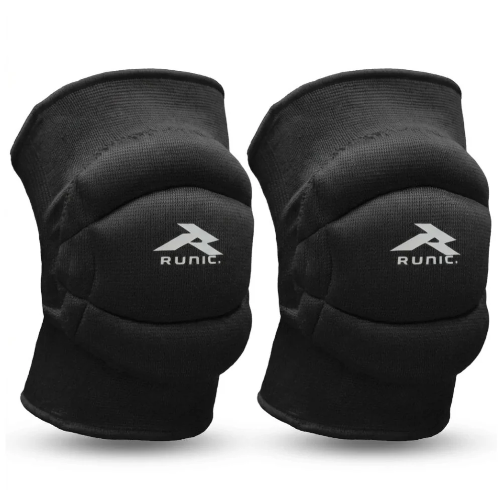Runic Rodillera Deportiva Básica Volleyball Acolchada Black
