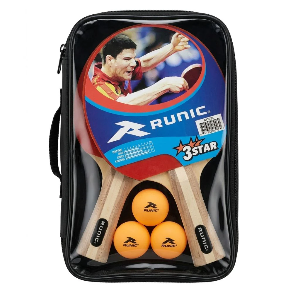 Runic Set Completo De Ping Pong Three Star 4 Jugadores - Image 2
