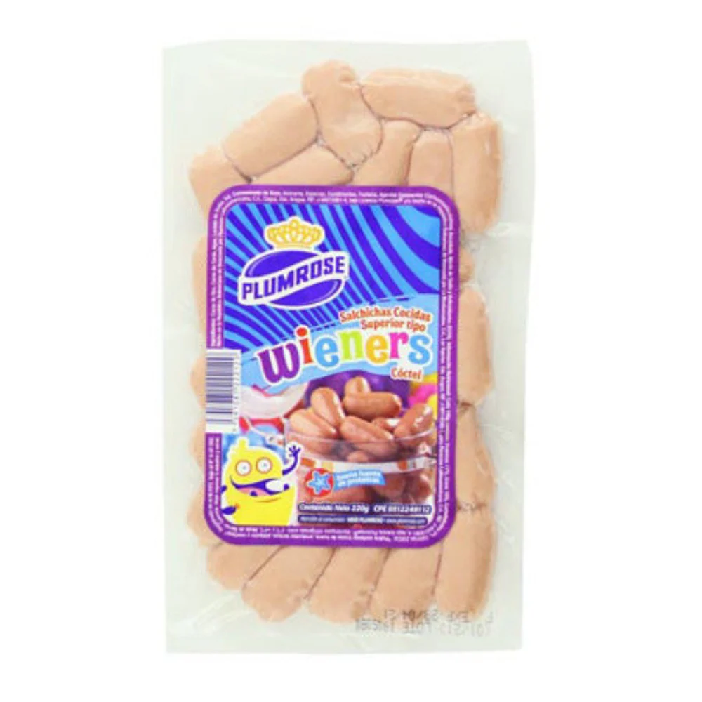 Salchicha Plumrose Tipo Wieners Coctel 220 Gr