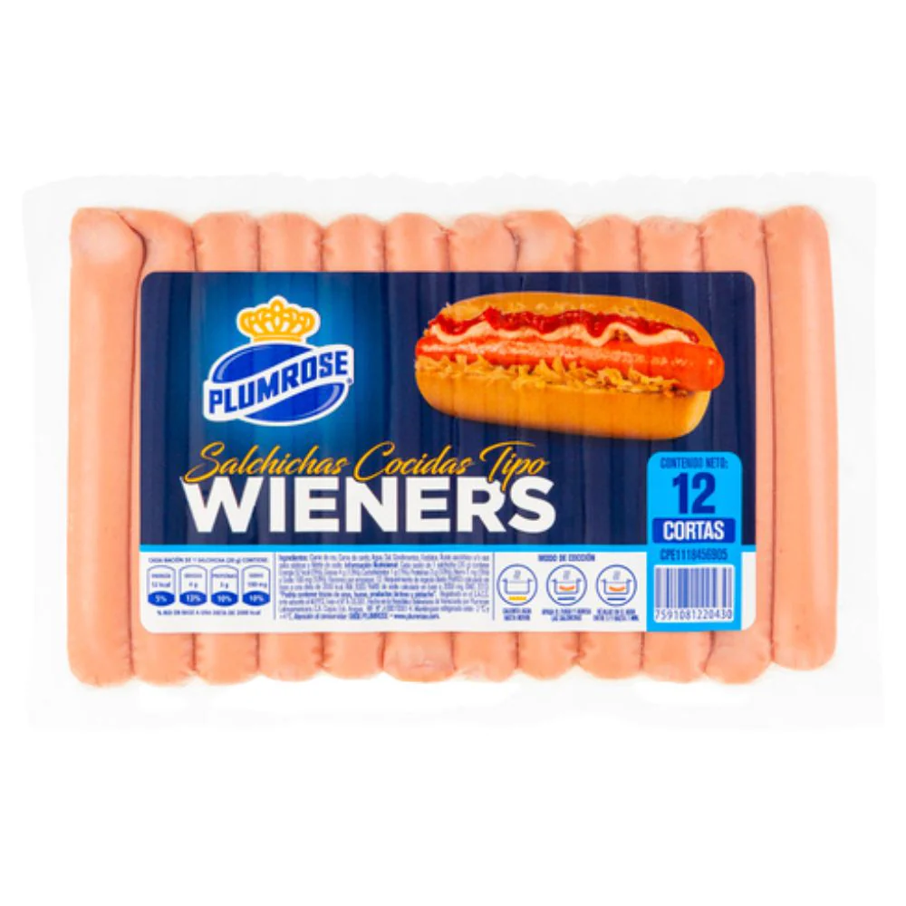Salchicha Plumrose Winers corta 240gr