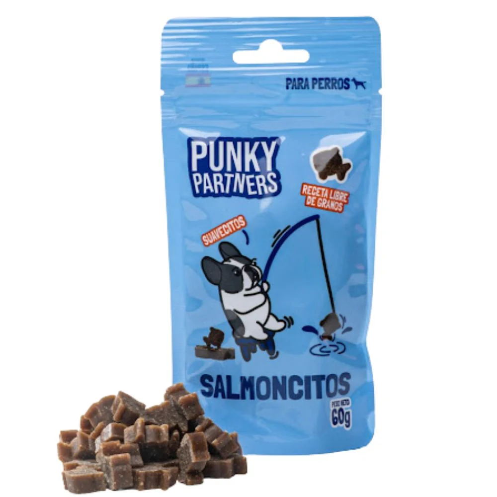 Salmoncitos Punky Partners Snacks para Perros 60gr