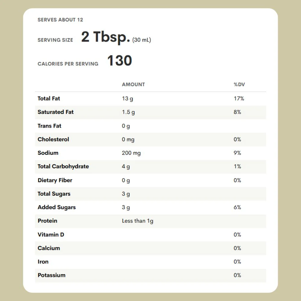 Trader Joeʹs Organic Dressing Toasted Sesame 355ml - Image 3
