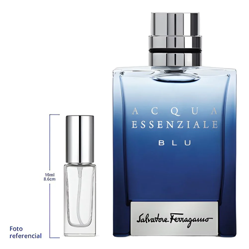 Salvatore Ferragamo Acqua Essenziale Blu Decant Travel Size Eau De Toilette For Men - Image 2