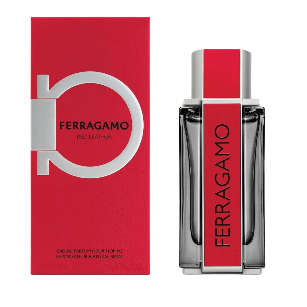 Salvatore Ferragamo Red Leather Eau De Parfum Pour Homme
