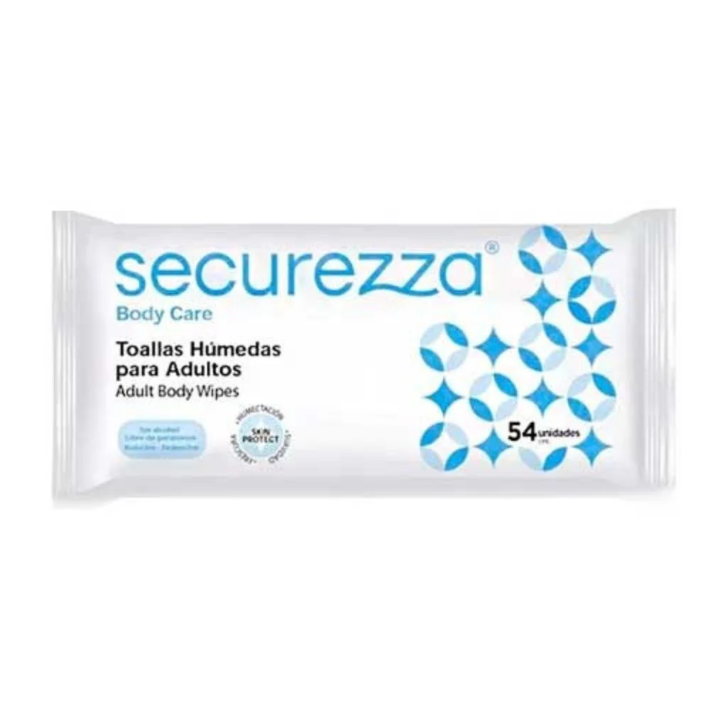 Securezza Toallas Húmedas Para Adultos 54Und