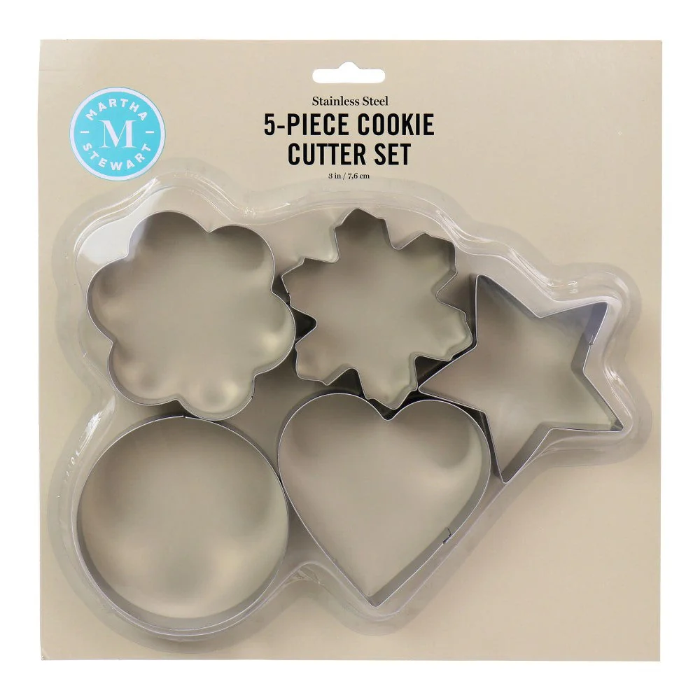 Set De Cortadores De Galletas Martha Stewart 5und