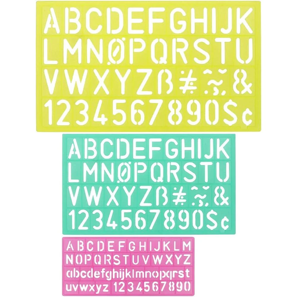 Set de reglas con Letras, Formas y Números - Image 2