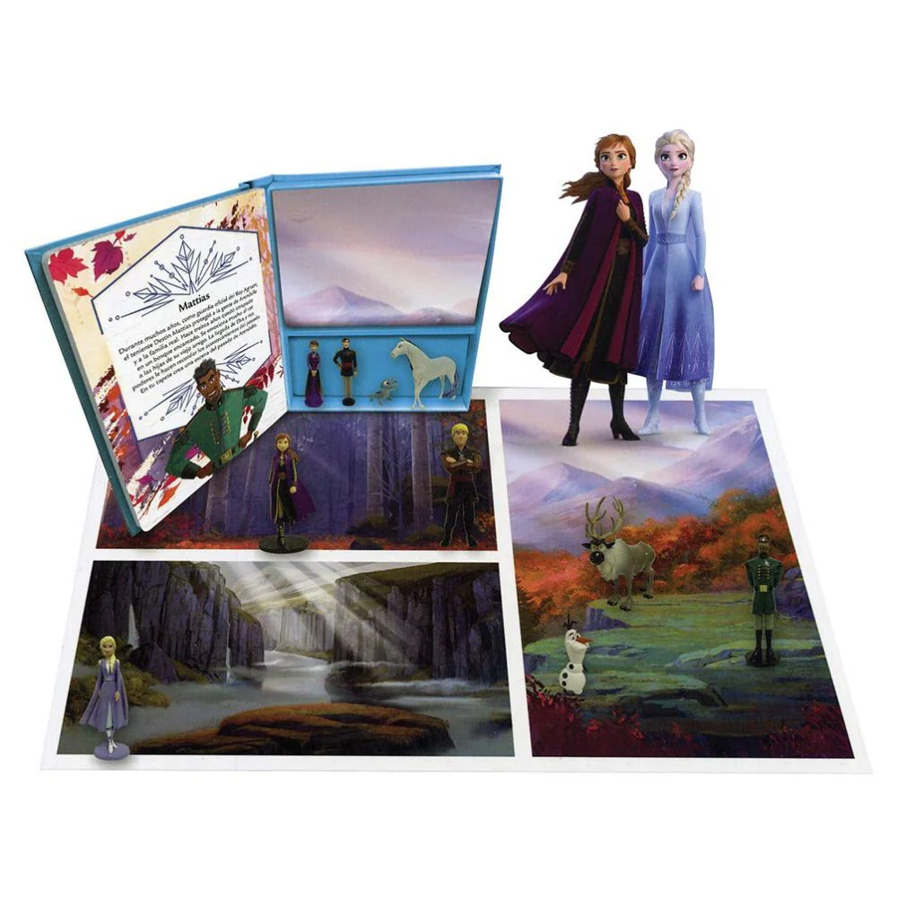 Sicoben Frozen Interactivo Diverti-Libros Cuento con 10 Figuras y Tapete 3+ - Image 2