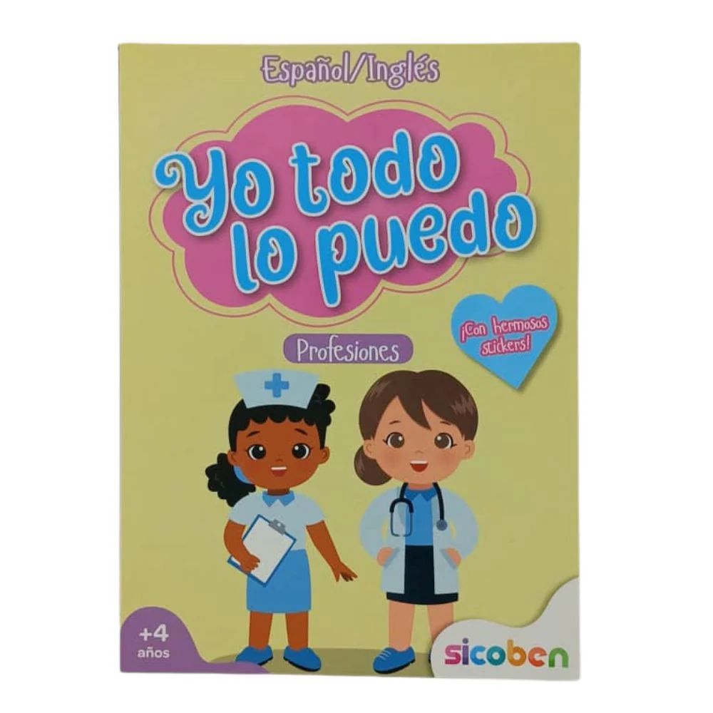 Sicoben Yo Todo Lo Puedo Profesiones Español/Inglés +4