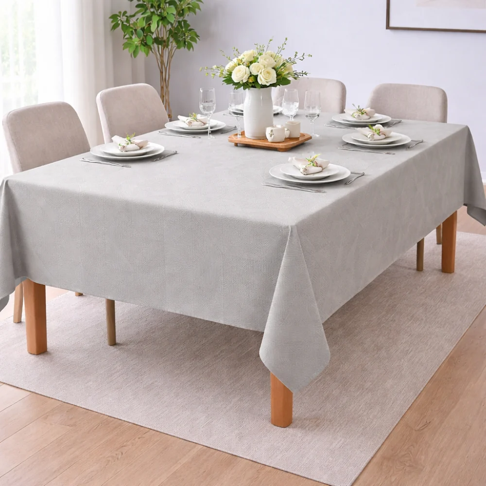 Mantel Rectangular Damask Dug Color Natur Sodahl 140 x 220 cm