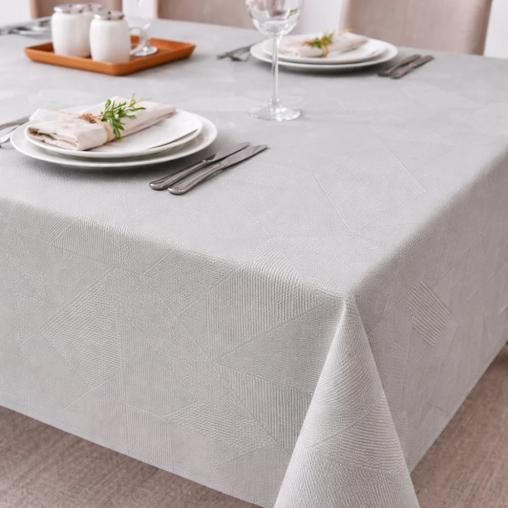 Mantel Rectangular Damask Dug Color Natur Sodahl 140 x 220 cm - Image 2