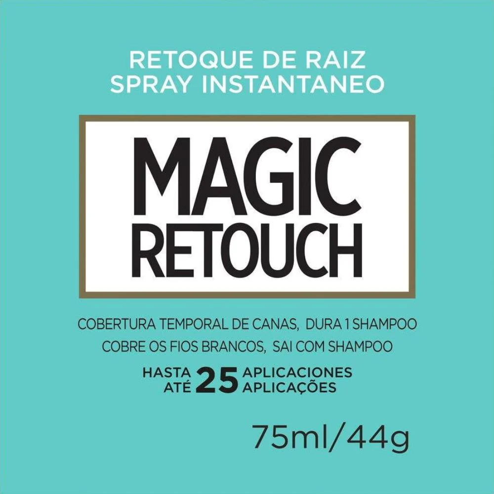 Spray Cubre Canas Loreal Magic Retouch Negro 75 ml - Image 5