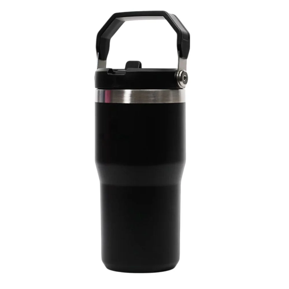 Stanley Termo Classic Flip Straw Tumbler Color Black 20oz - Image 2