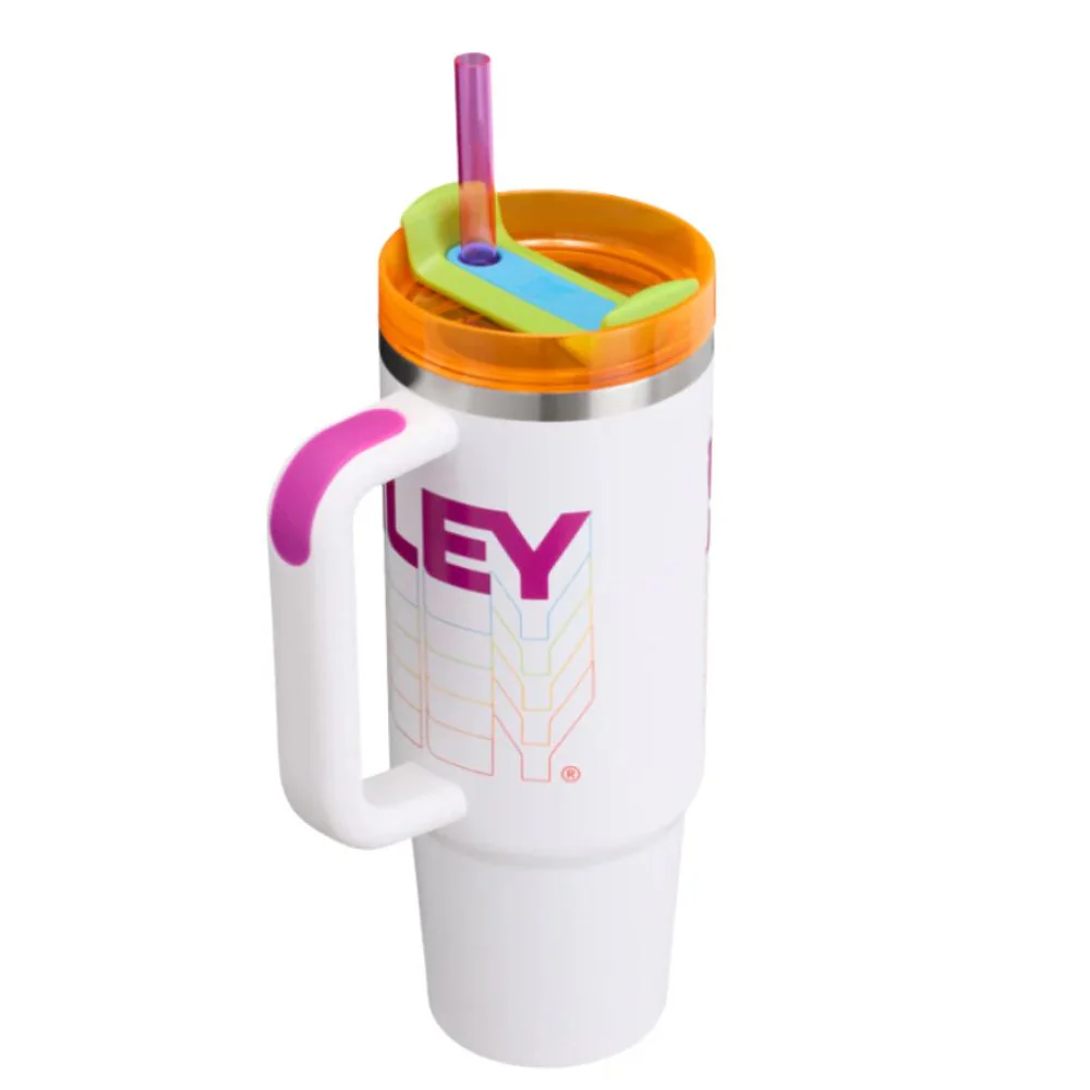 Stanley Termo Quencher H2.0 FlowState Tumbler 40oz Frost Reverb - Image 2