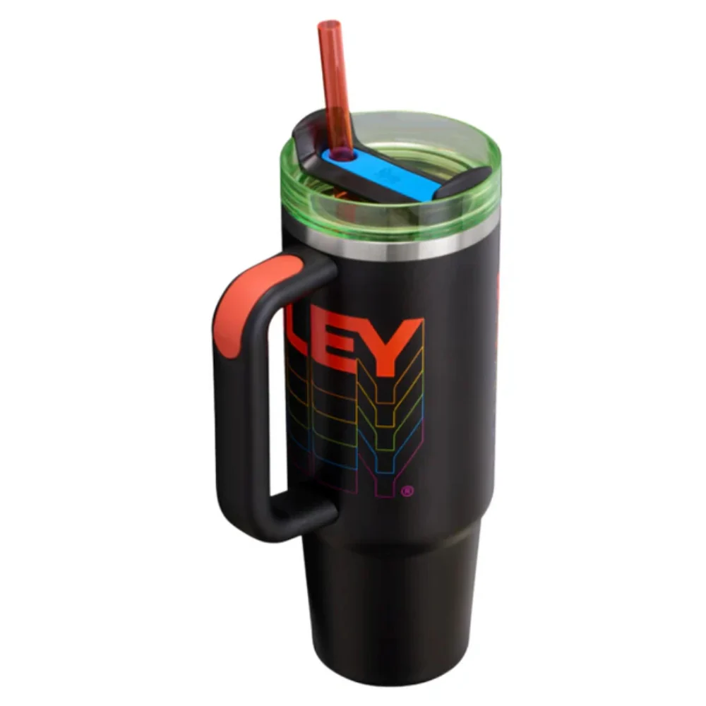 Stanley Termo Quencher H2.0 FlowState Tumbler Color Black Reverb 30oz - Image 2