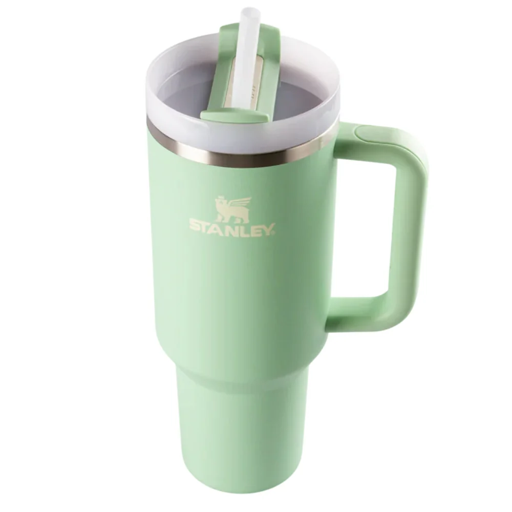Stanley Termo Quencher H2.0 FlowState Tumbler Color Pistachio 40oz - Image 3