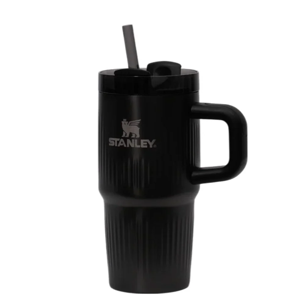 Stanley Termo Quencher Texture H2.0 FlowState Tumbler Color Black PVD 20oz - Image 2