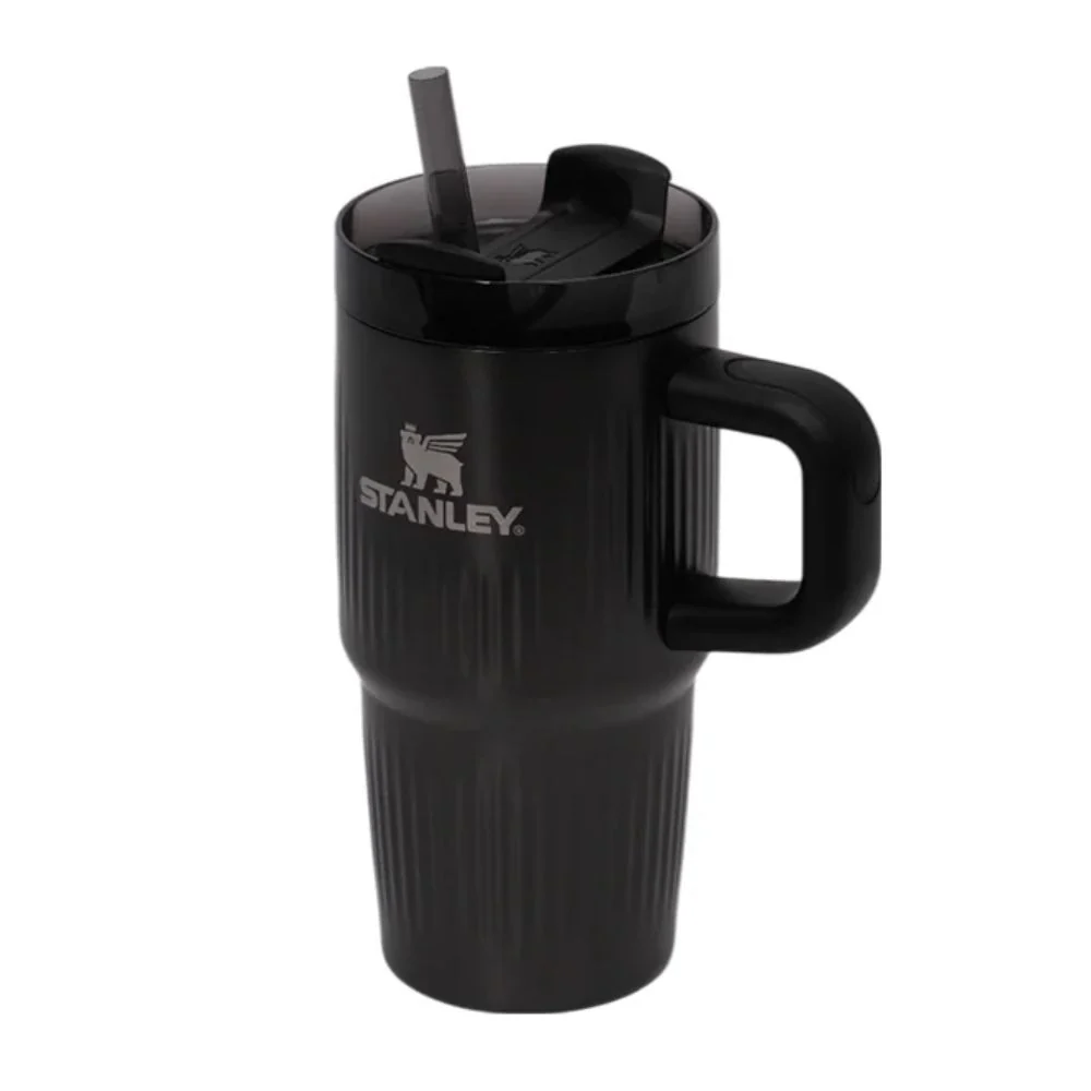 Stanley Termo Quencher Texture H2.0 FlowState Tumbler Color Black PVD 20oz - Image 3