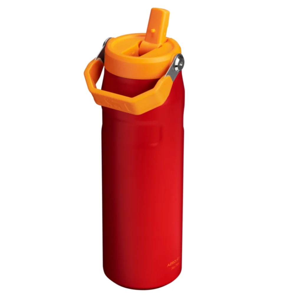 Stanley Termo The Iceflow Flip Straw Lid Color Chili 24oz - Image 4