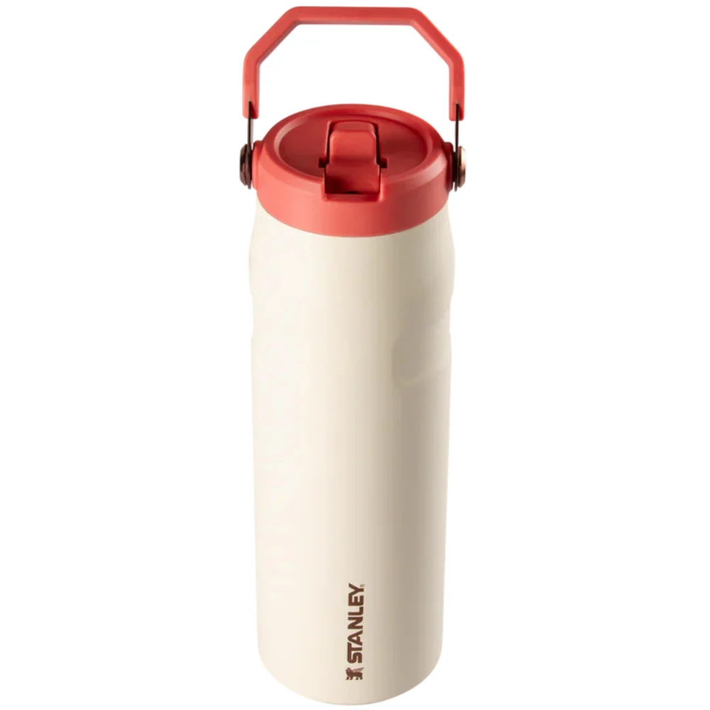 Stanley Termo The Iceflow Flip Straw Lid Reverb Color Crema 24oz - Image 2