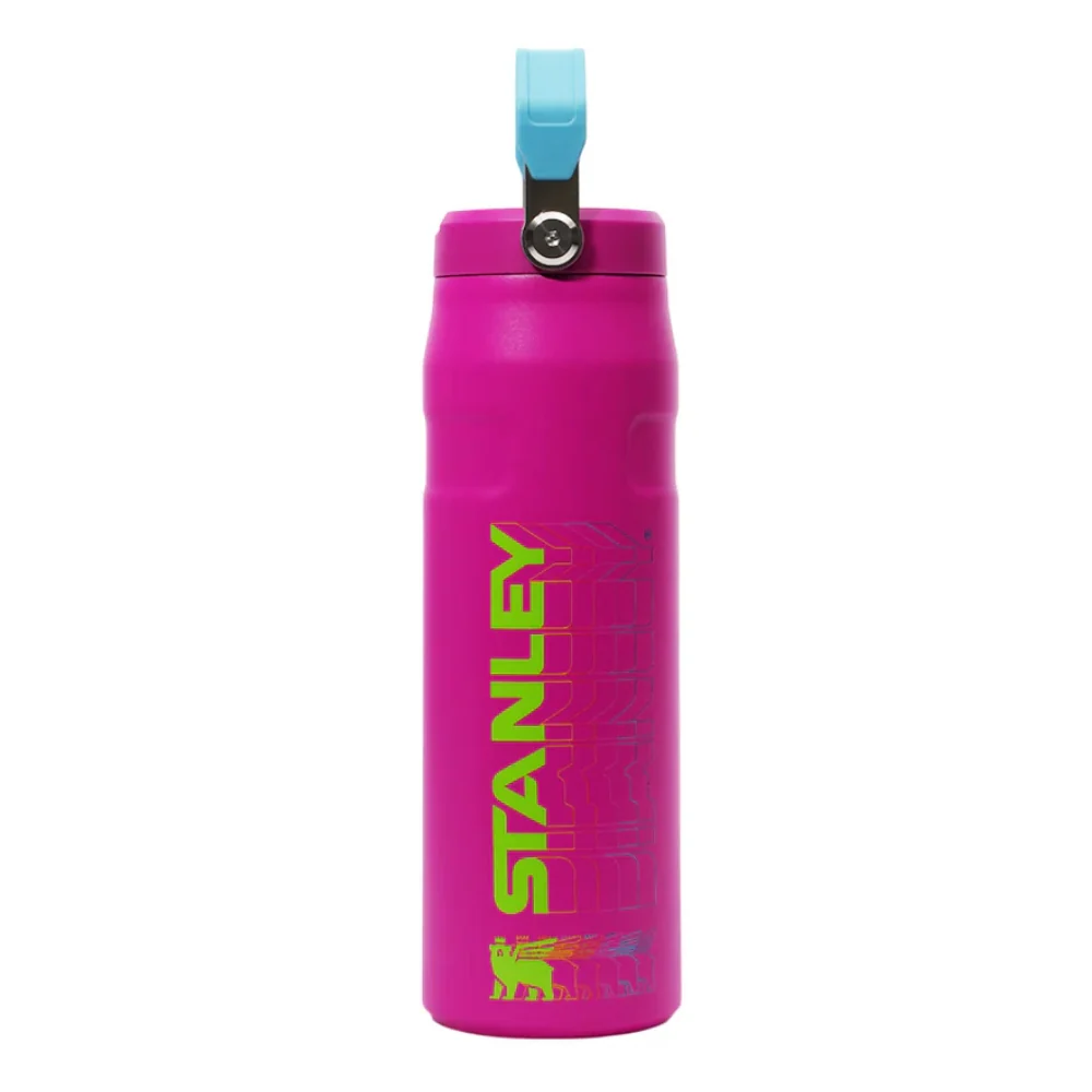 Stanley Termo The Iceflow Flip Straw Lid Reverb Color Vivid Violet Reverb 24oz - Image 2