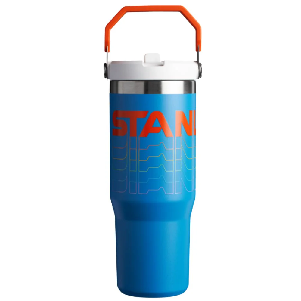Stanley Termo The Iceflow Flip Straw Tumbler 30oz Azure Reverb