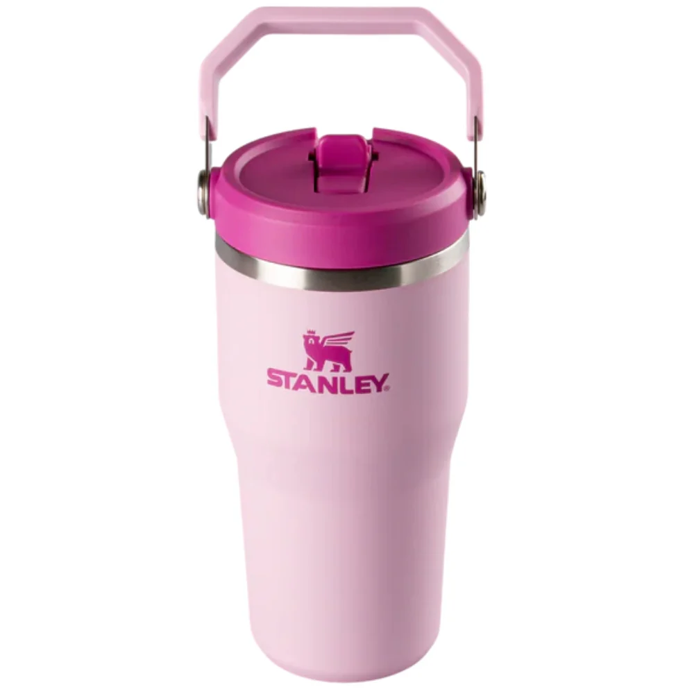 Stanley Termo The Iceflow Flip Straw Tumbler Color Cherry Blossom 20oz - Image 2
