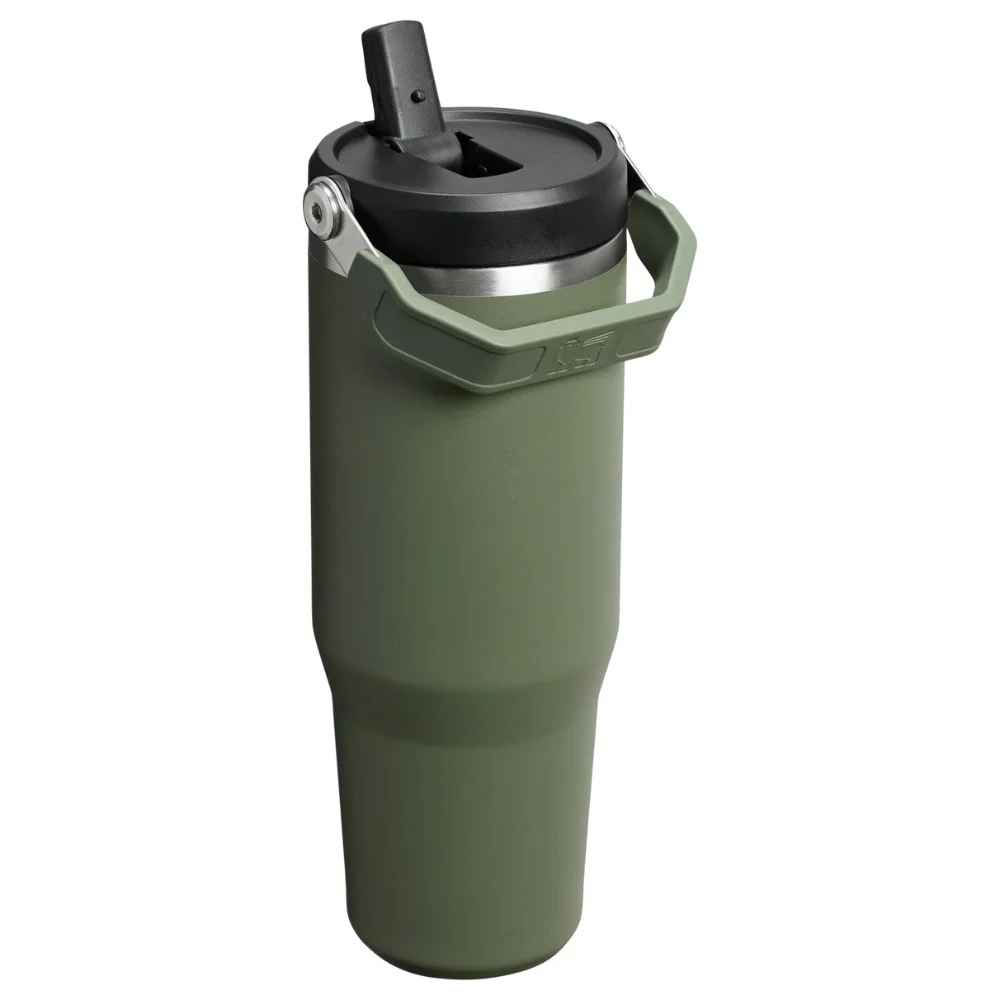 Stanley Termo The Iceflow Flip Straw Tumbler Color Dried Pine 30oz - Image 2