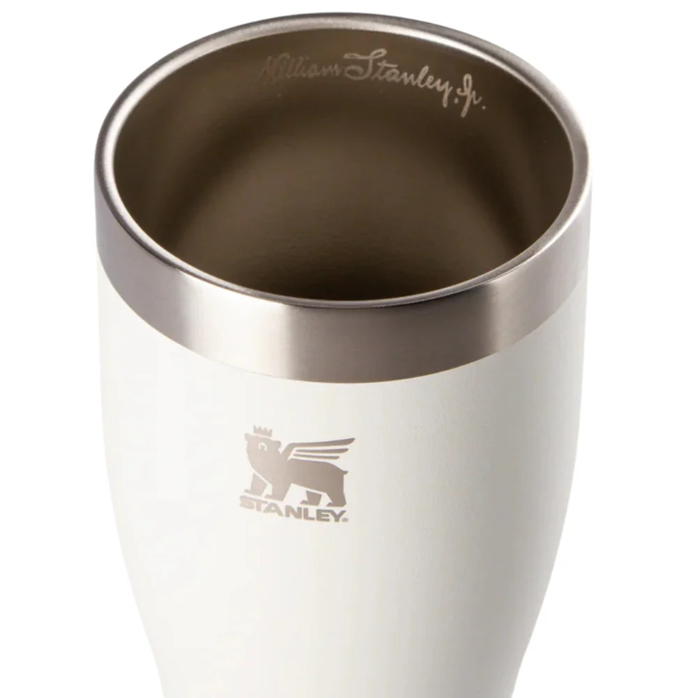 Stanley Vaso Golden Hour Pilsner Color Pale Stone 15oz - Image 3
