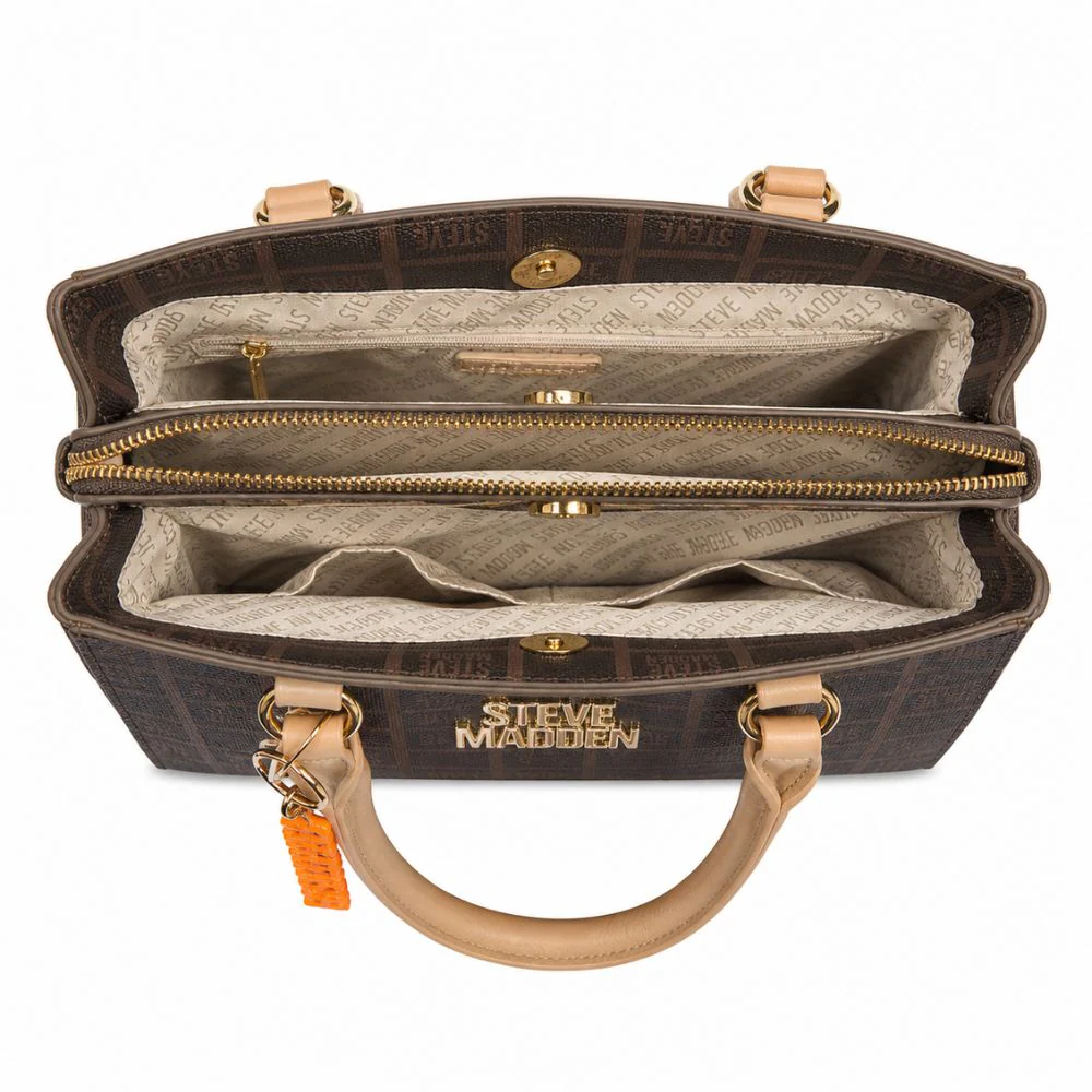 Steve Madden Cartera Mickey Patch Satchel Sepia - Image 3