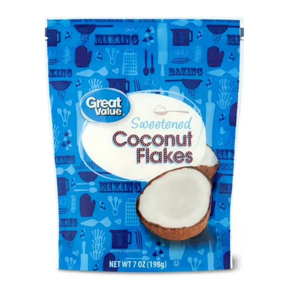 Great Value Hojuelas de Coco Endulzadas 198g