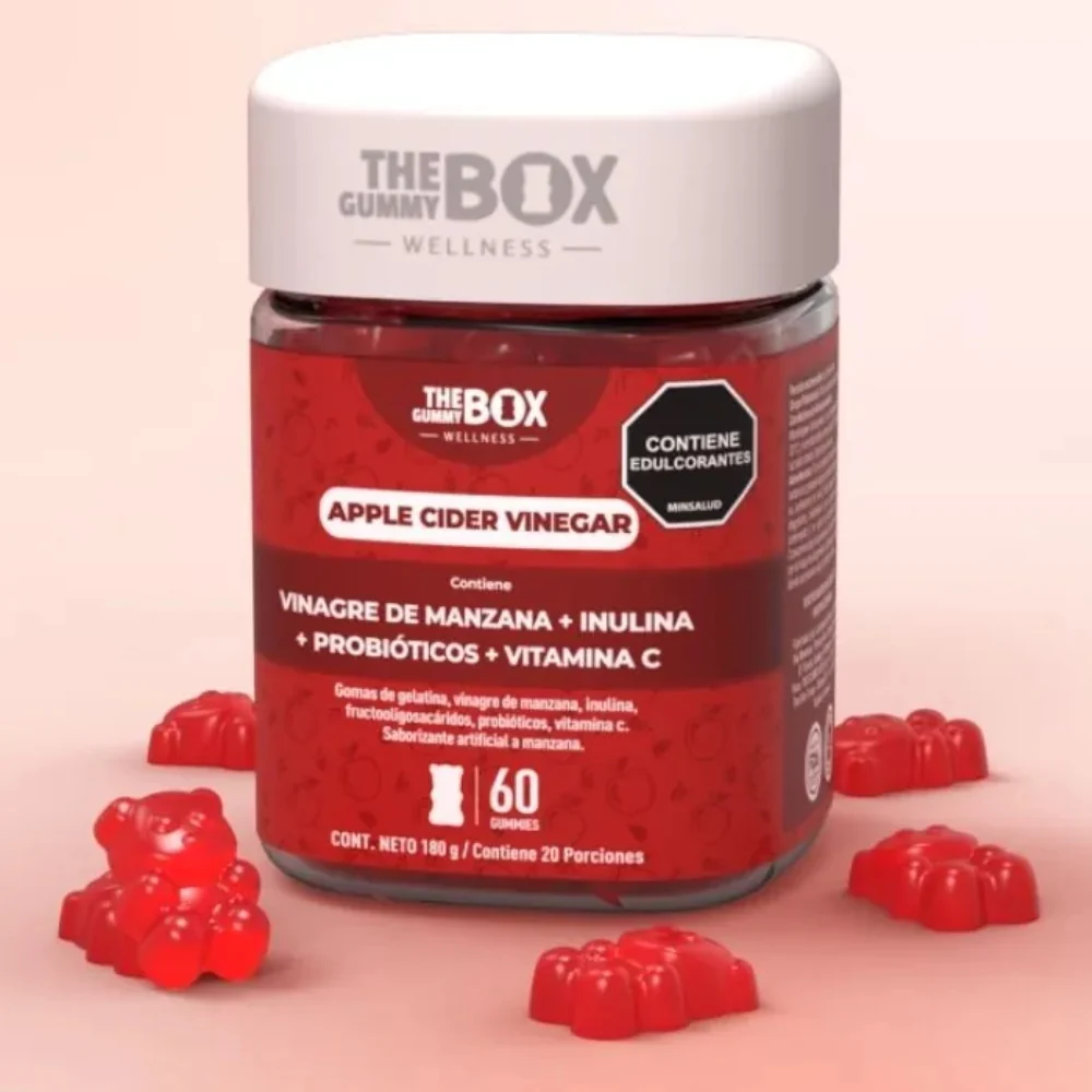 The Gummy Box Gomas De Gelatina Apple Cider Vinegar 60Und - Image 2
