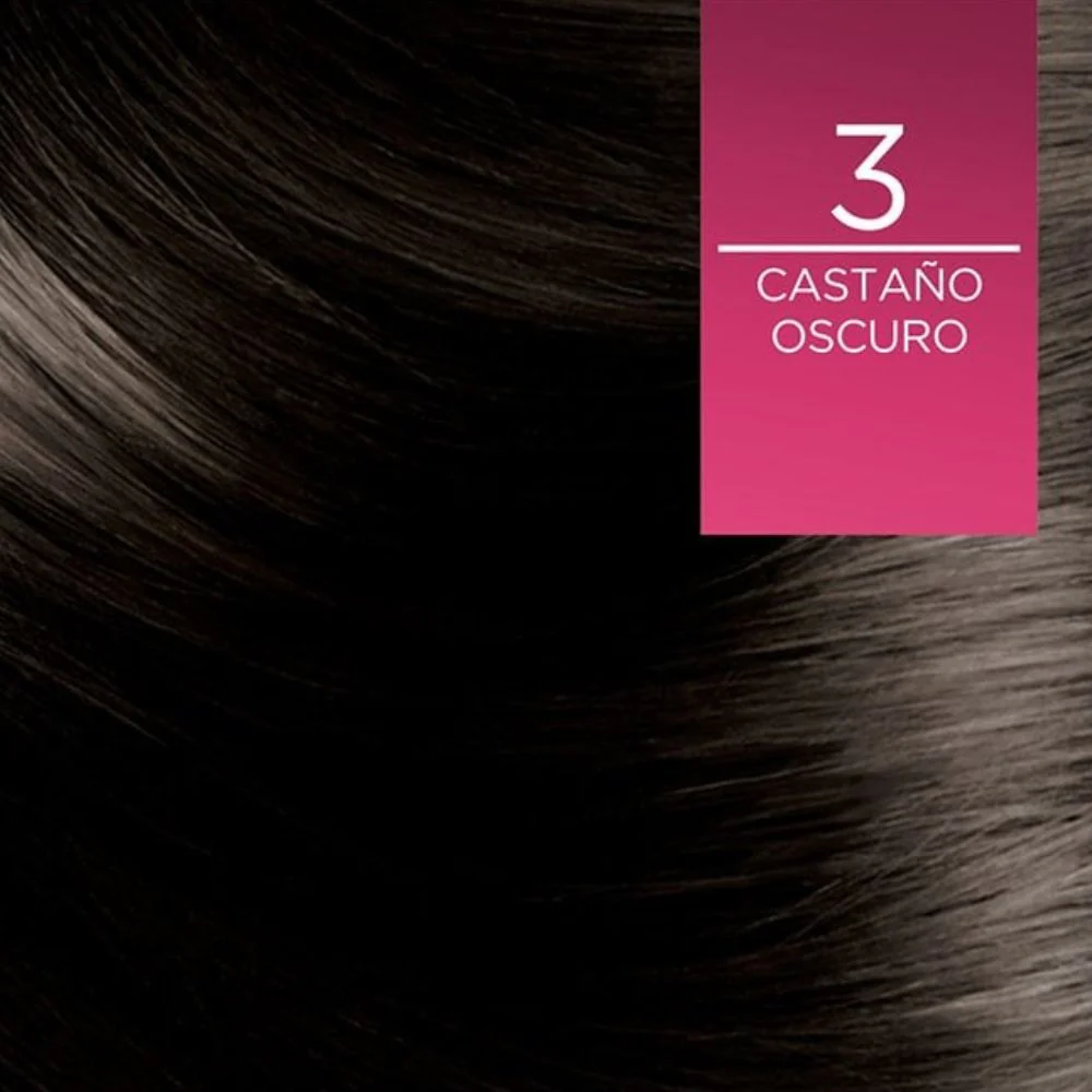 L'Oreal Tinte Excellence Creme 3 Castaño Oscuro - Image 2