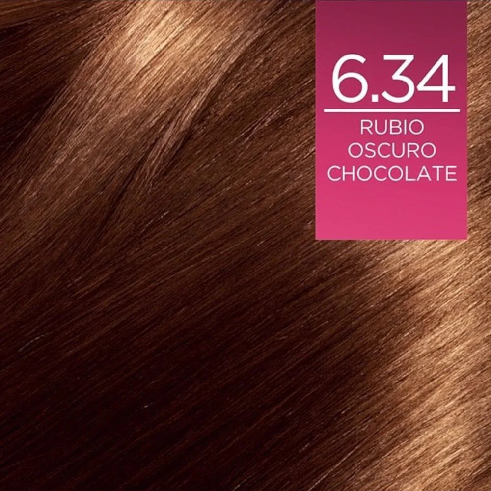 L'Oreal Tinte Excellence Creme 6.34 Rubio Oscuro Chocolate - Image 2