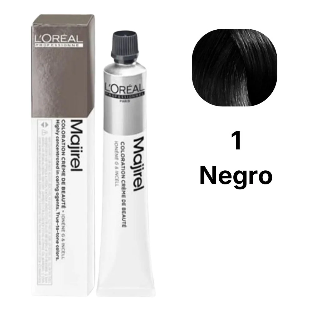 Tinte Loreal Majirel 1 Negro 50 ml