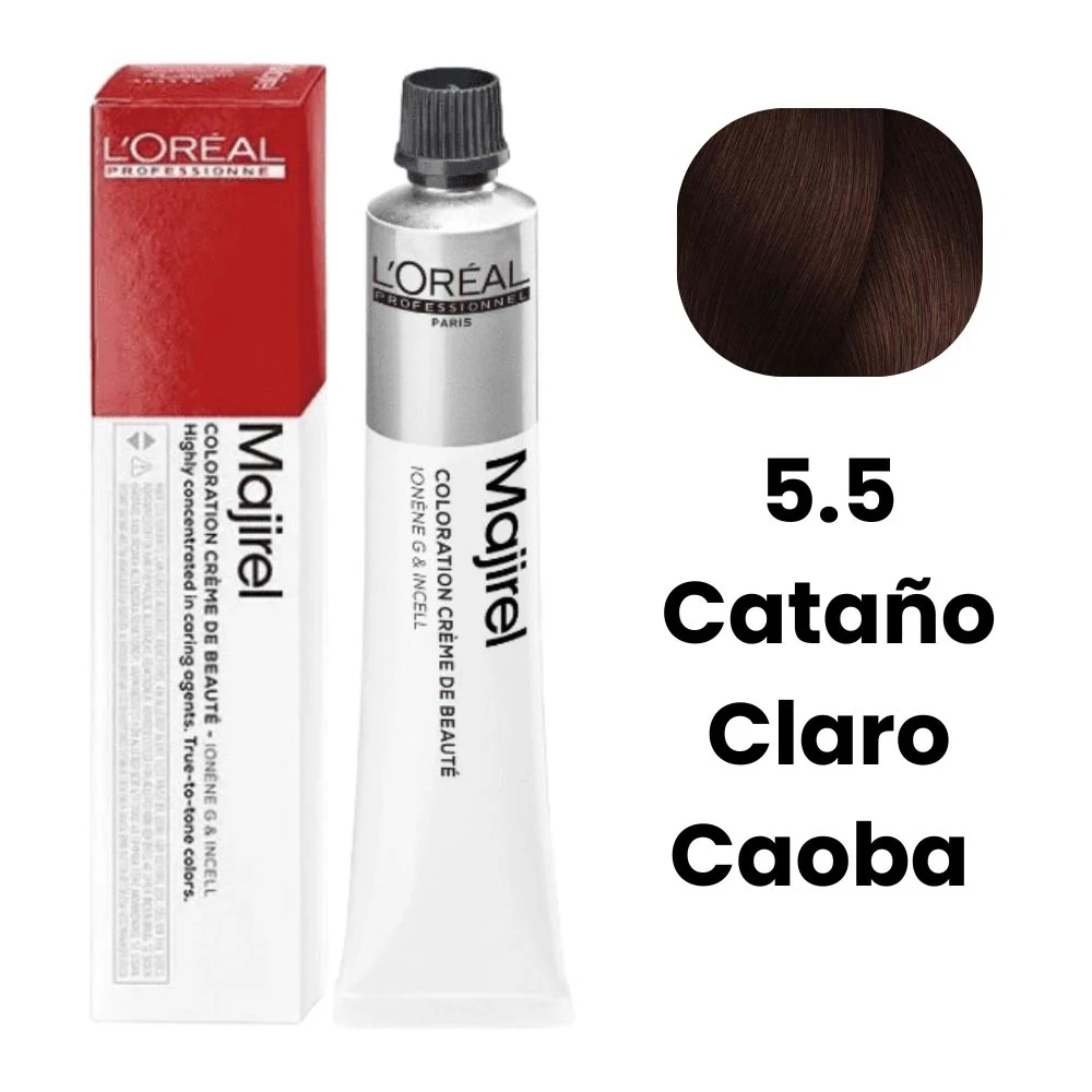 L'oreal Tinte Majirel 5.5 Castaño Claro Caoba 50ml