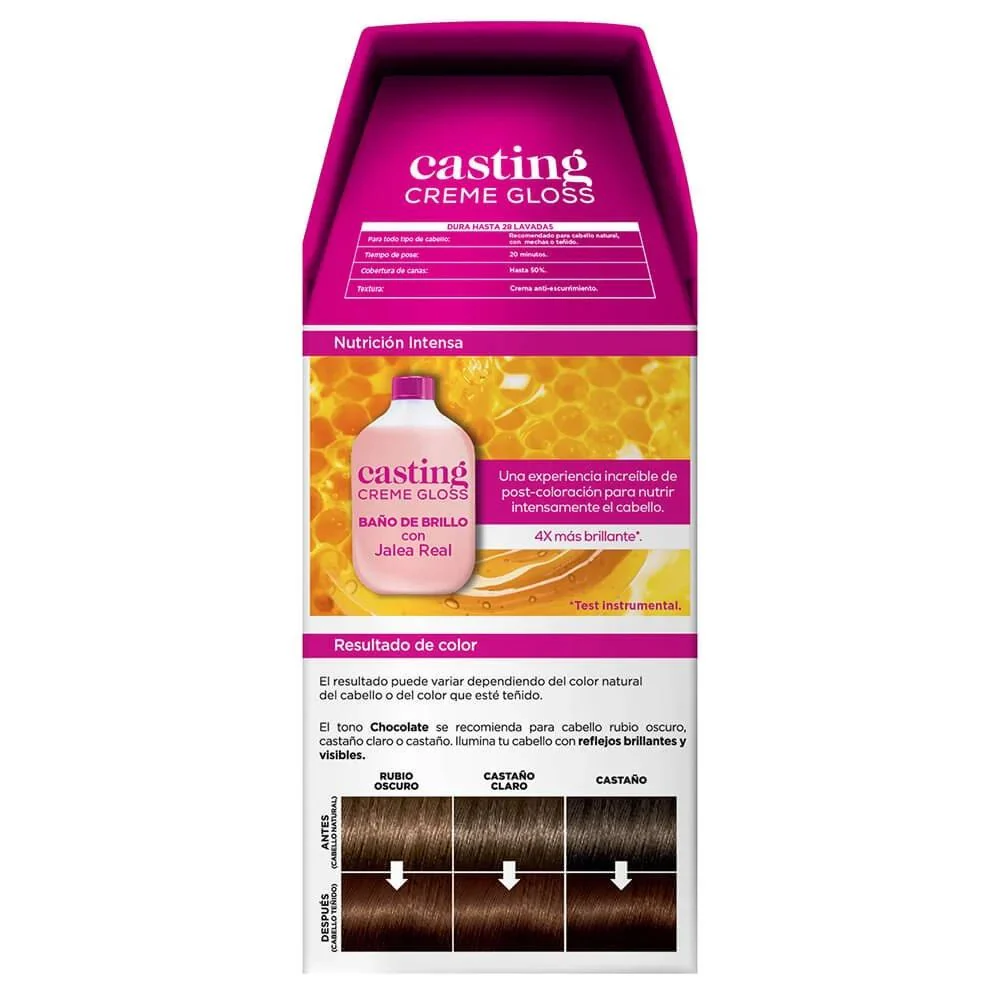 L'oreal Tinte Casting Creme Gloss 535 Chocolate Sin Amoniaco - Image 3