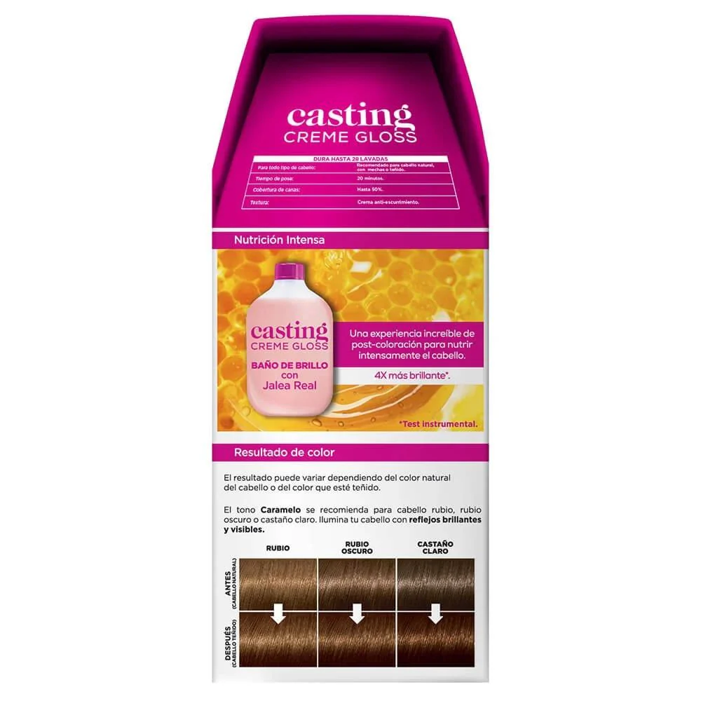 L'oreal Tinte Casting Creme Gloss 630 Caramelo Sin AmonÍaco - Image 3