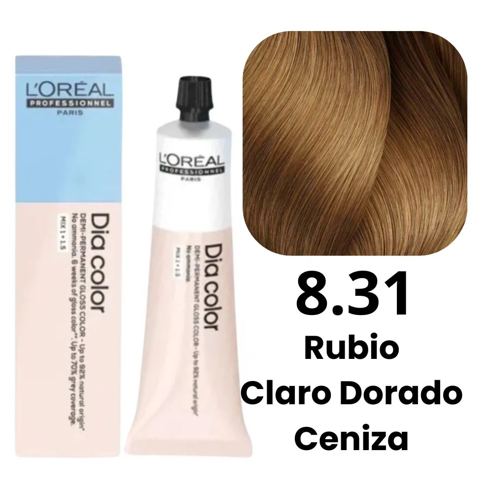 L'Oreal Tinte Dia Color N. 8.31 Sin Amoniaco 60ml