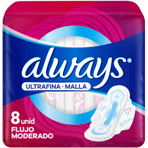 Toallas Sanitarias Always Ultra Fina 8 Und